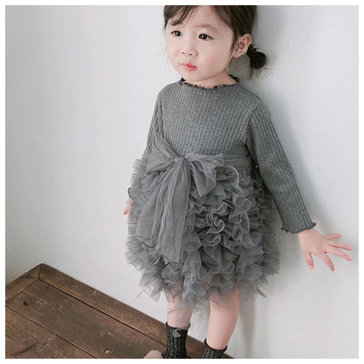 ふわふわワンピース リボン 春秋 ykqzv113 | BACKYARD FAMILY | 詳細画像5 