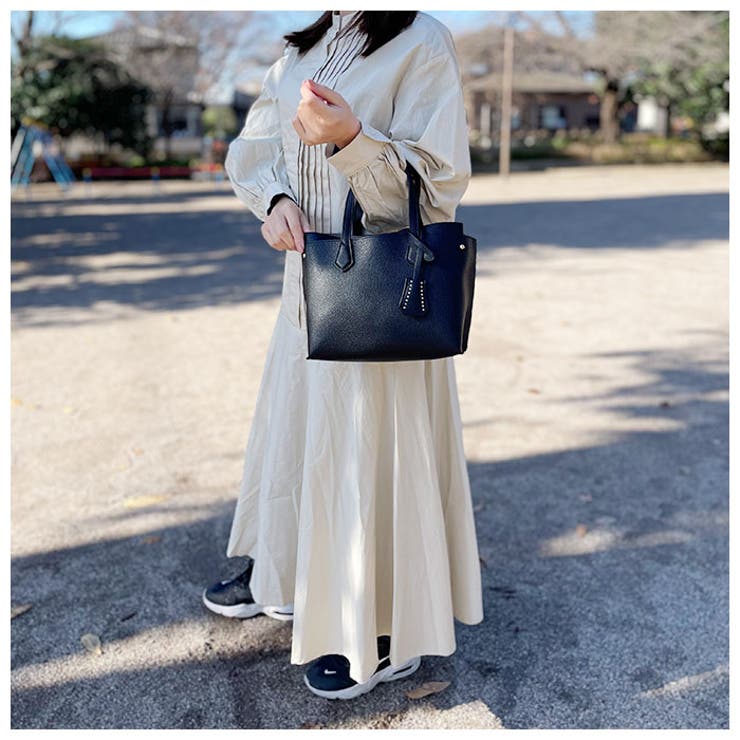 cachecache カシュカシュ 2WAYパーテーショントートバッグ[品番 cachecache カシュカシュ 2WAYパーテーショントートバッグ[品番