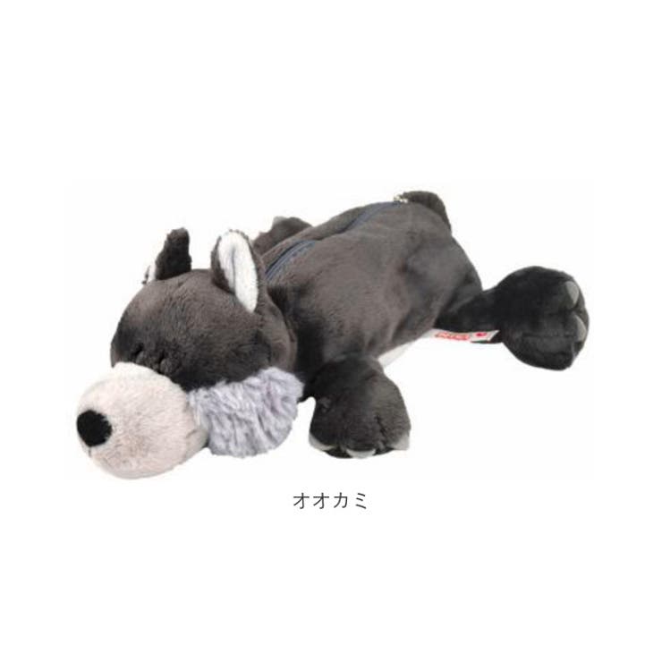 ニキ NICI ぬいぐるみ ウルフ 50㎝ オオカミ 美品 ニキ NICI