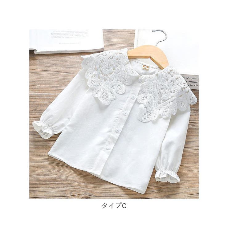 キッズブラウス レース 長袖シャツ gktops4117 | BACKYARD FAMILY | 詳細画像15 