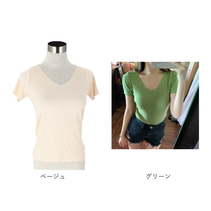 サマーニット 半袖ニット おしゃれ ddsmy622 | BACKYARD FAMILY | 詳細画像15 