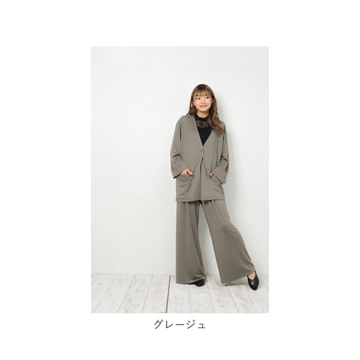 高撥水 レディース ノーカラー セットアップ | BACKYARD FAMILY | 詳細画像19 