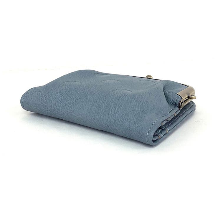 非売品 ラフィール Lafiel ドットカラー 折財布[品番 がま口 合皮 二つ折り財布（小銭入れあり）
