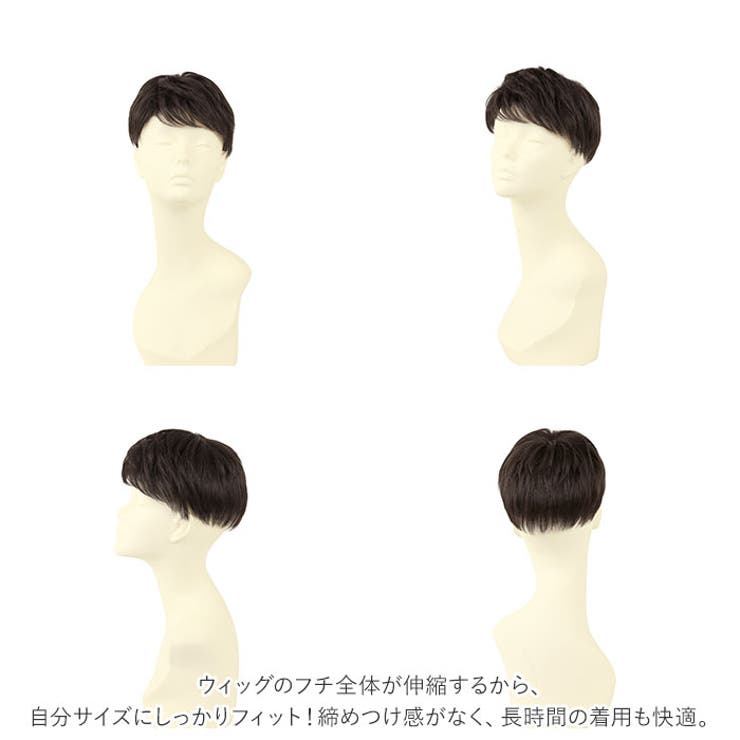 プリシラ 男性用5分ウィッグ レイヤーショート GB-22[品番