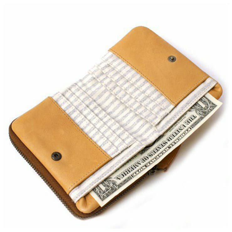moz モズ ZNWE-86000 袋縫いR二つ折り財布[品番：BCYW0016361