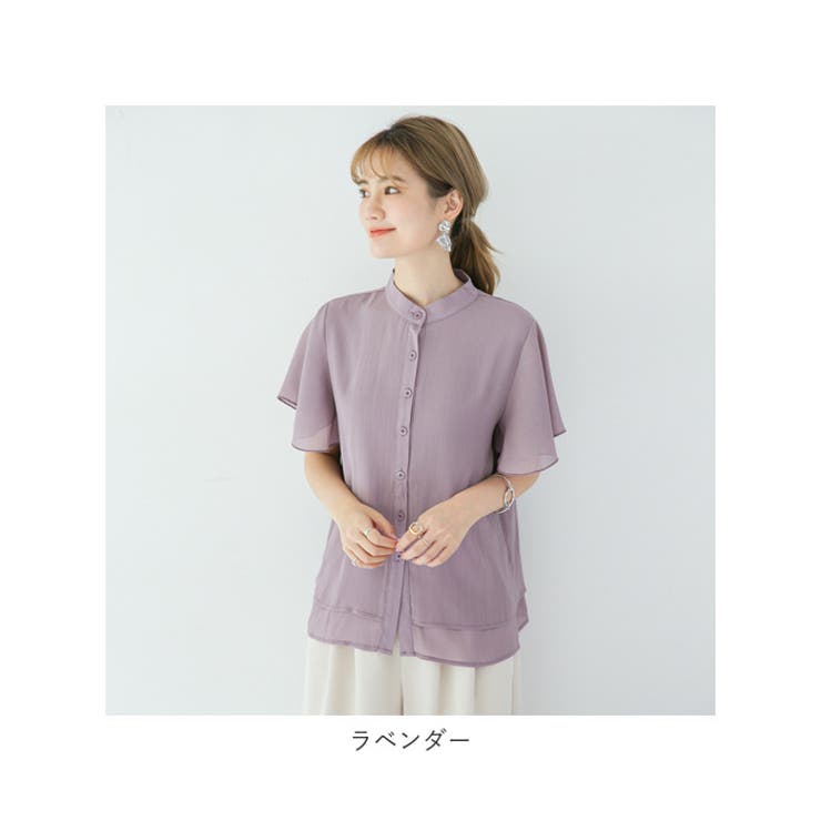 レディース ブラウス シャツ ふんわり袖 gtops4134 | BACKYARD FAMILY | 詳細画像18 