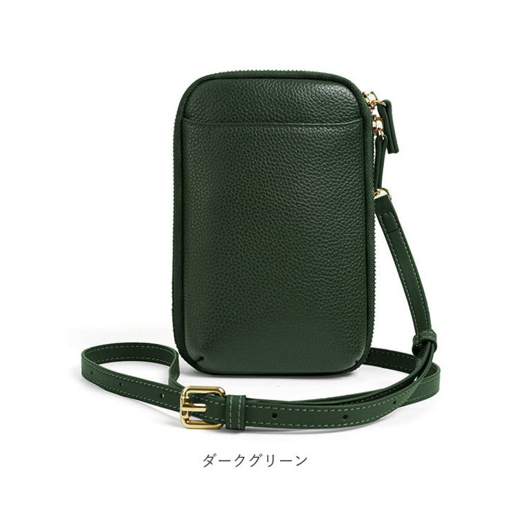 本革 スマホショルダー リール付き ypouch5019[品番