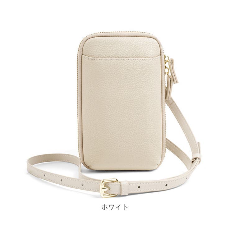 本革 スマホショルダー リール付き ypouch5019[品番