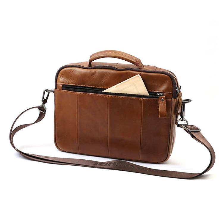 ショルダーバック かばん 紳士 斜めがけ 本革 bag91203[品番