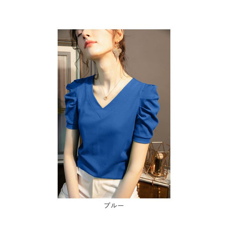 バルーン袖カットソー 半袖 ykj581 | BACKYARD FAMILY | 詳細画像16 