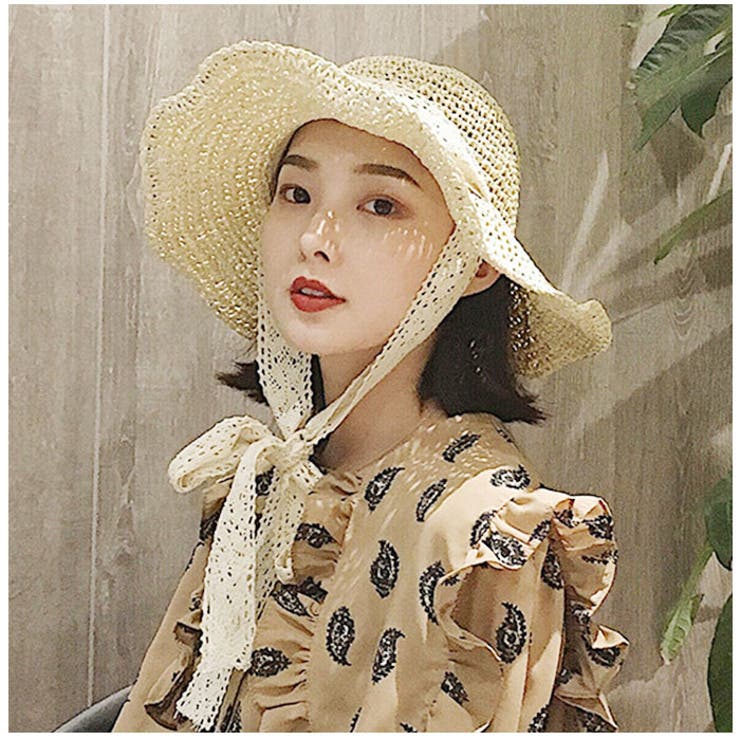 つば広麦わら帽子 ykwh5702[品番：BCYW0018091]｜BACKYARD FAMILY