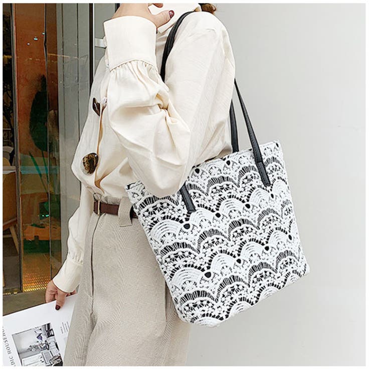 レース トートバッグ kbag13[品番：BCYW0017661]｜BACKYARD