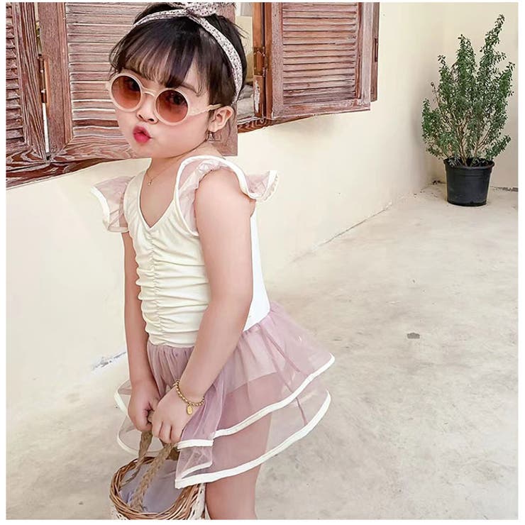 水着 キッズ 女の子 ワンピース 帽子付き yswim5055 | BACKYARD FAMILY | 詳細画像6 