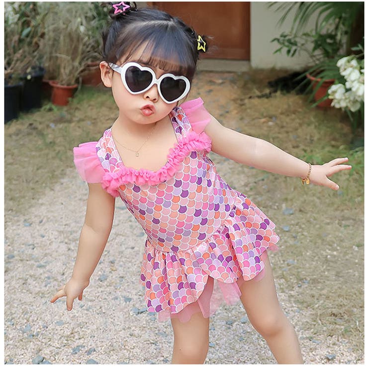 水着 キッズ 女の子 ワンピース 帽子付き yswim5056 | BACKYARD FAMILY | 詳細画像7 