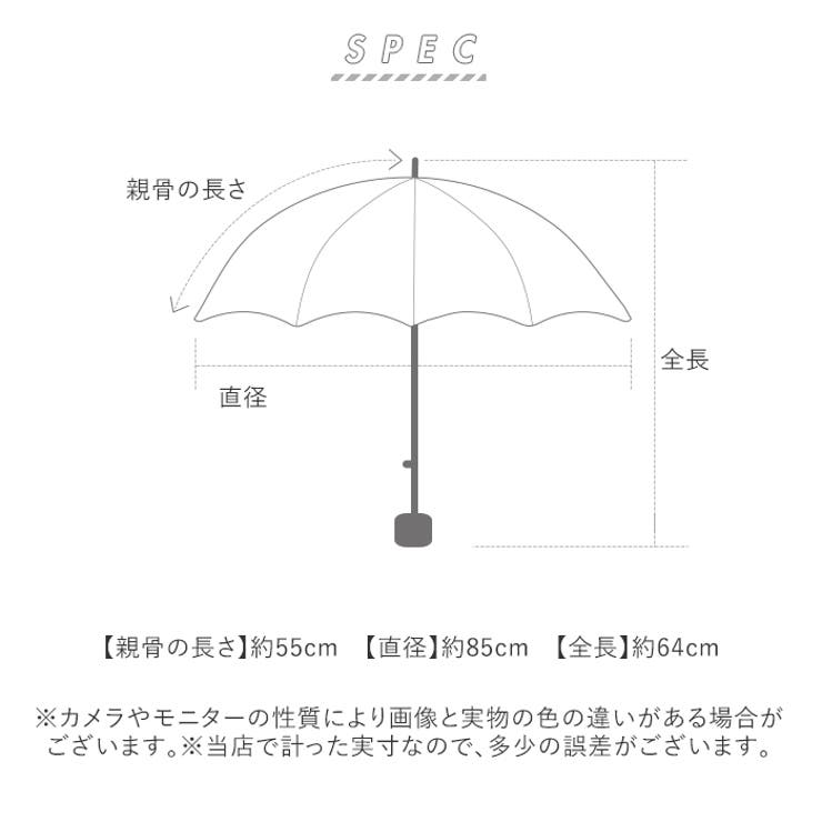 折り畳み傘 バイカラー ブラック 晴雨兼用 ビコーズ  55cm UVカット - 2