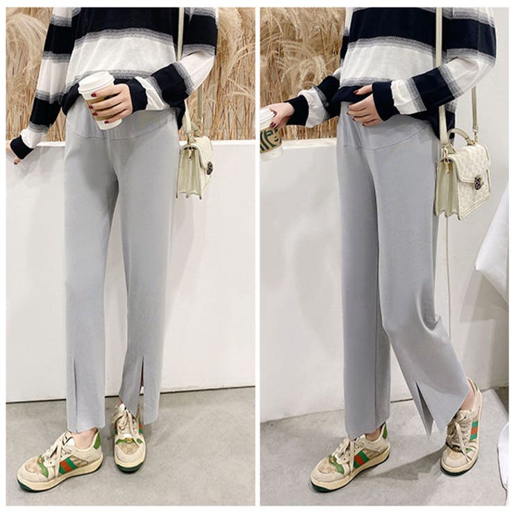 マタニティパンツ センタースリットパンツ kpants102 | BACKYARD FAMILY | 詳細画像3 