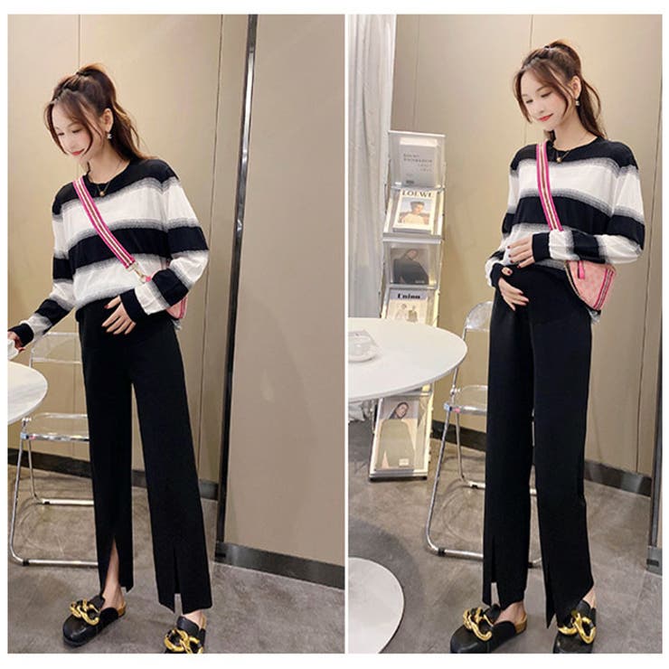 マタニティパンツ センタースリットパンツ kpants102 | BACKYARD FAMILY | 詳細画像5 