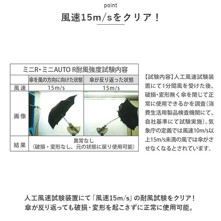 mabu マブ 高強度折りたたみ傘 ストレングス ミニAUTO R | BACKYARD FAMILY | 詳細画像4 