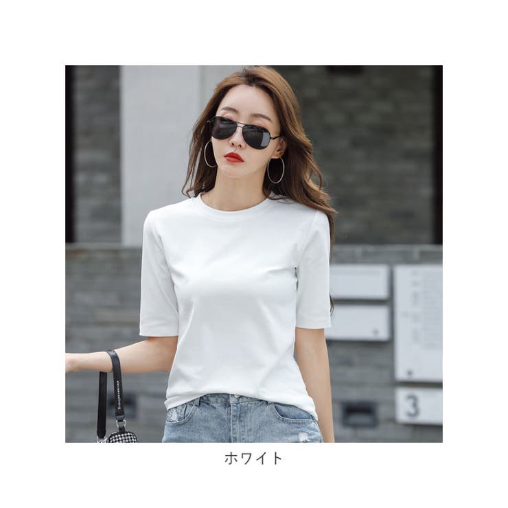 Tシャツ レディース クルーネック 半袖 カジュアル oudgzr313 | BACKYARD FAMILY | 詳細画像12 