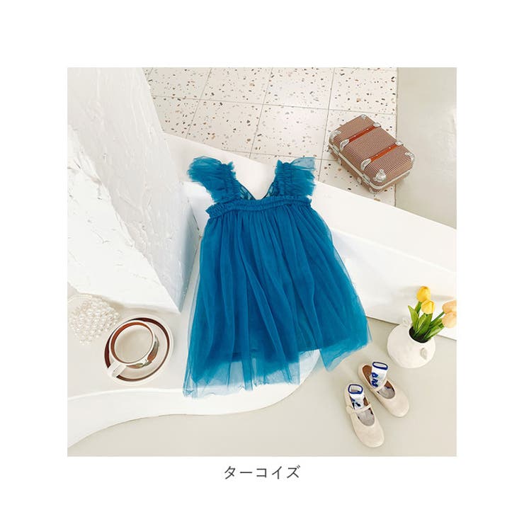 ベビー キッズ チュールドレス チョウ ybbdress5099[品番