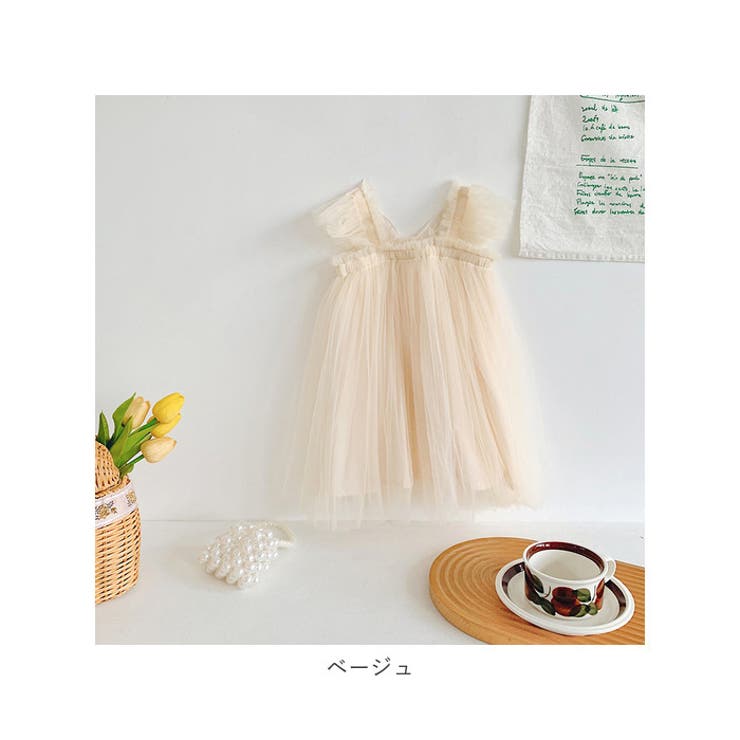ベビー キッズ チュールドレス チョウ ybbdress5099[品番