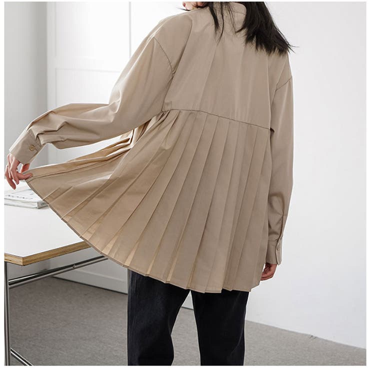 ブラウス トップス 体型カバー プリーツ かわいい wbls9166 | BACKYARD FAMILY | 詳細画像12 