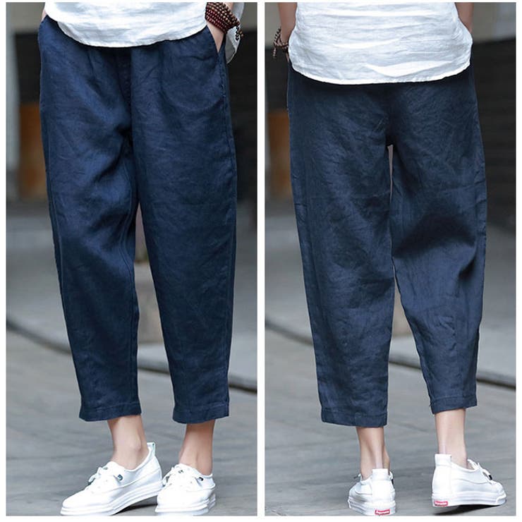 綿麻 クロップドパンツ ykypants5109 | BACKYARD FAMILY | 詳細画像6 