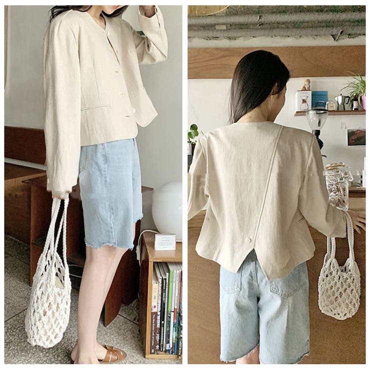 編みバッグ カゴバッグ 巾着付き かわいい lbebag194 | BACKYARD FAMILY | 詳細画像3 