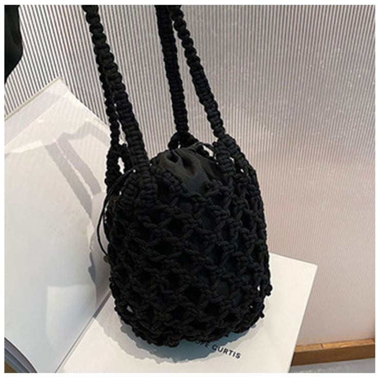 編みバッグ カゴバッグ 巾着付き かわいい lbebag194 | BACKYARD FAMILY | 詳細画像9 