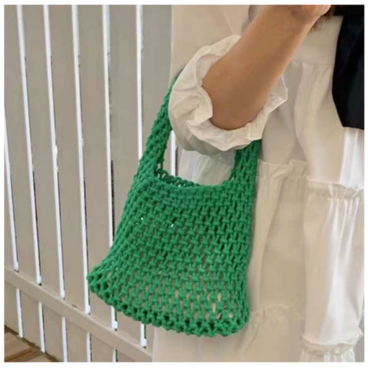 編みバッグ カゴバッグ 巾着付き かわいい lbebag244 | BACKYARD FAMILY | 詳細画像4 