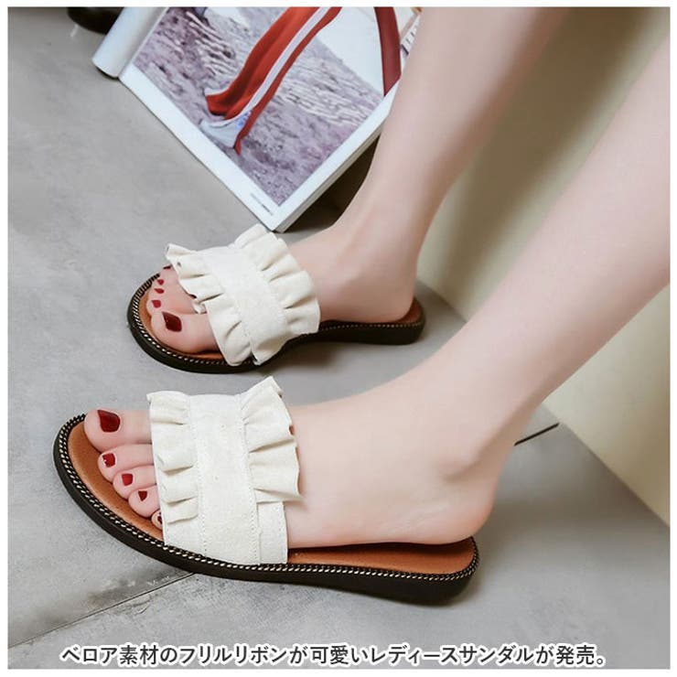 サンダル フラットサンダル フリル lysh0703 | BACKYARD FAMILY | 詳細画像2 