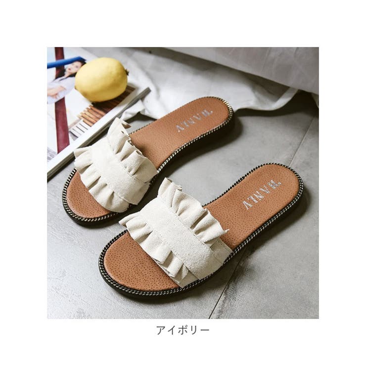 サンダル フラットサンダル フリル lysh0703 | BACKYARD FAMILY | 詳細画像15 