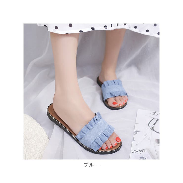 サンダル フラットサンダル フリル lysh0703 | BACKYARD FAMILY | 詳細画像16 