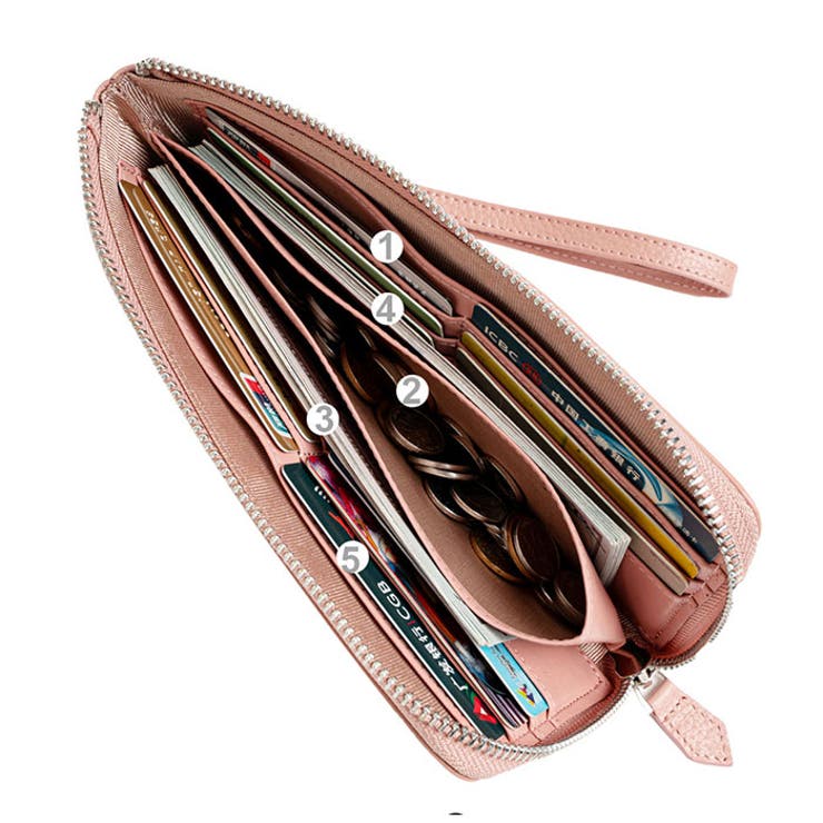 RFID 本革 長財布 ストラップ付き ywallet5126 | BACKYARD FAMILY | 詳細画像9 