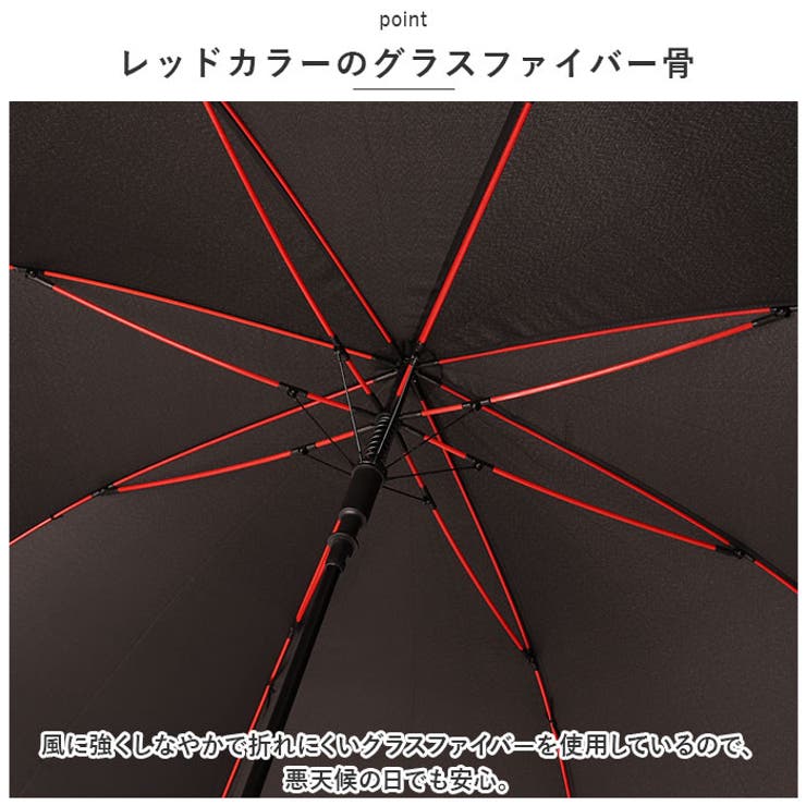 MENS 70cm カラーグラス ジャンプ 耐風 傘 | BACKYARD FAMILY | 詳細画像5 