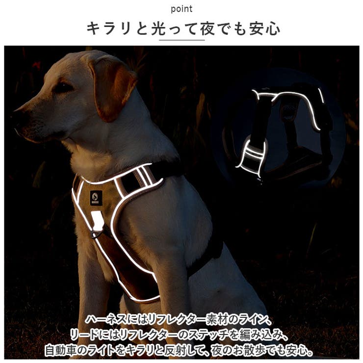 犬 ハーネス リード セット petfb517[品番：BCYW0019660]｜BACKYARD