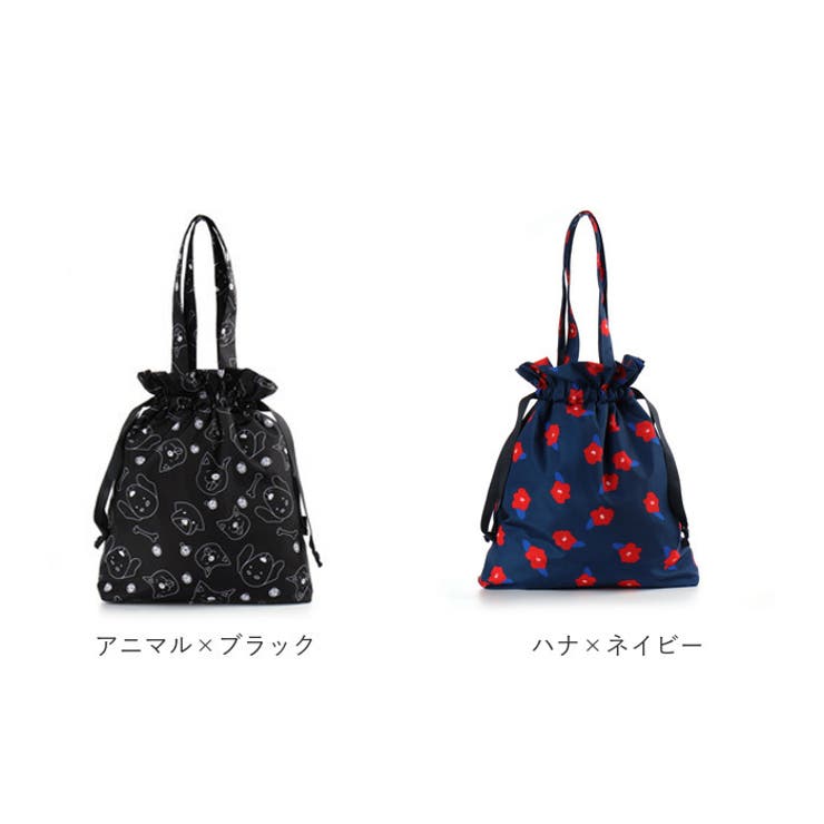 巾着 ショルダー トートバッグ 大容量 2style ybotta5133[品番