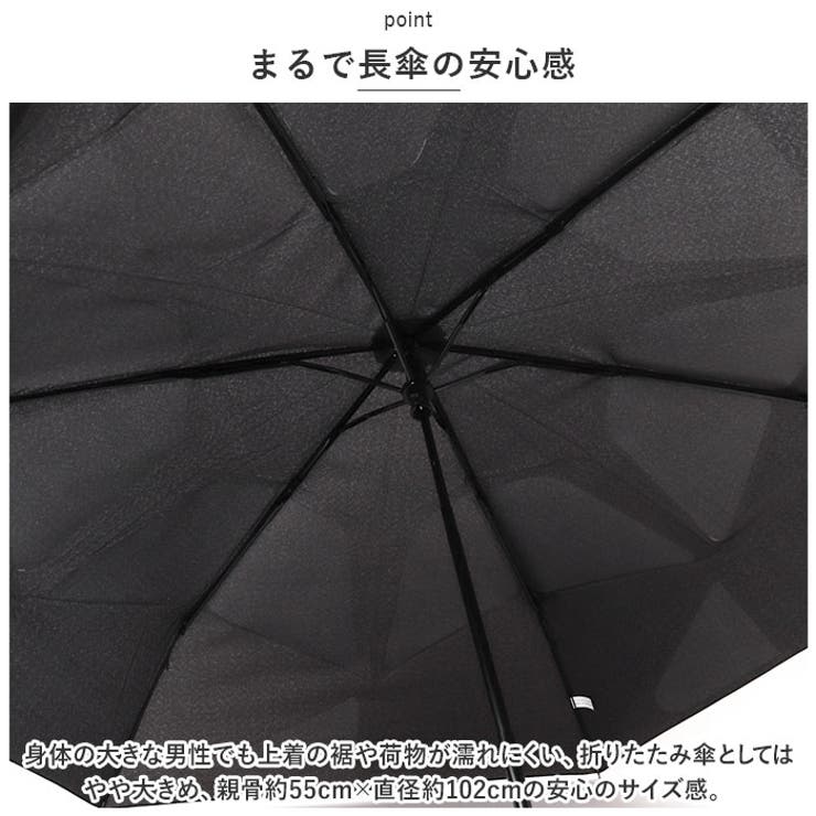 MENS 55cm ファストシャット 形状記憶 折りたたみ傘 | BACKYARD FAMILY | 詳細画像6 
