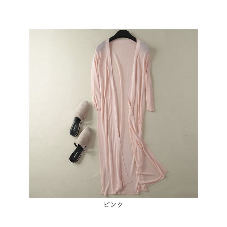 カーディガン ロング丈 涼しい lyca1904 | BACKYARD FAMILY | 詳細画像13 