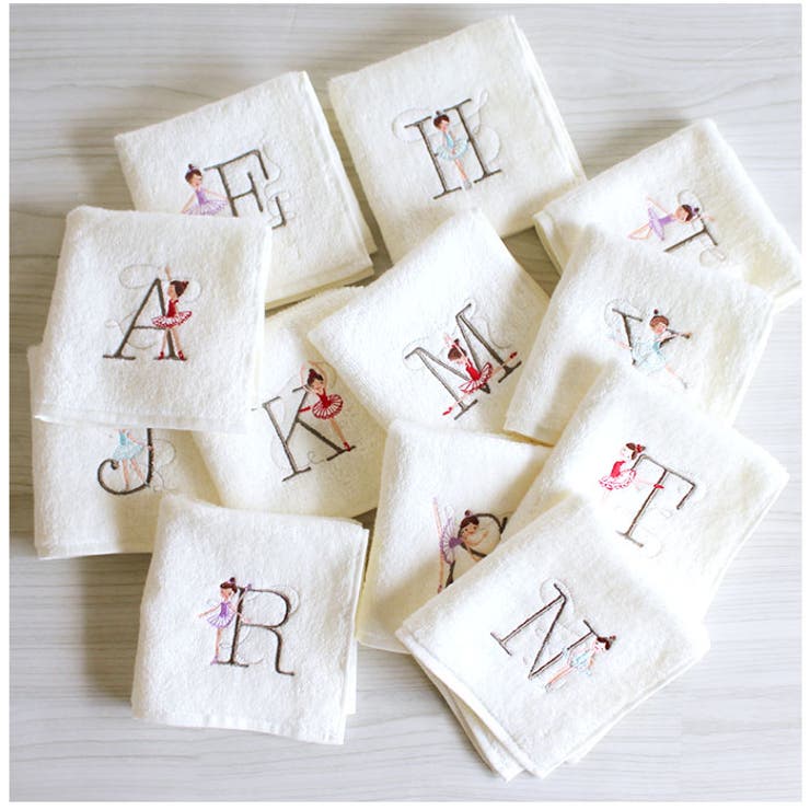 Shinzi Katoh イニシャル ルルベ タオルハンカチ | BACKYARD FAMILY | 詳細画像3 