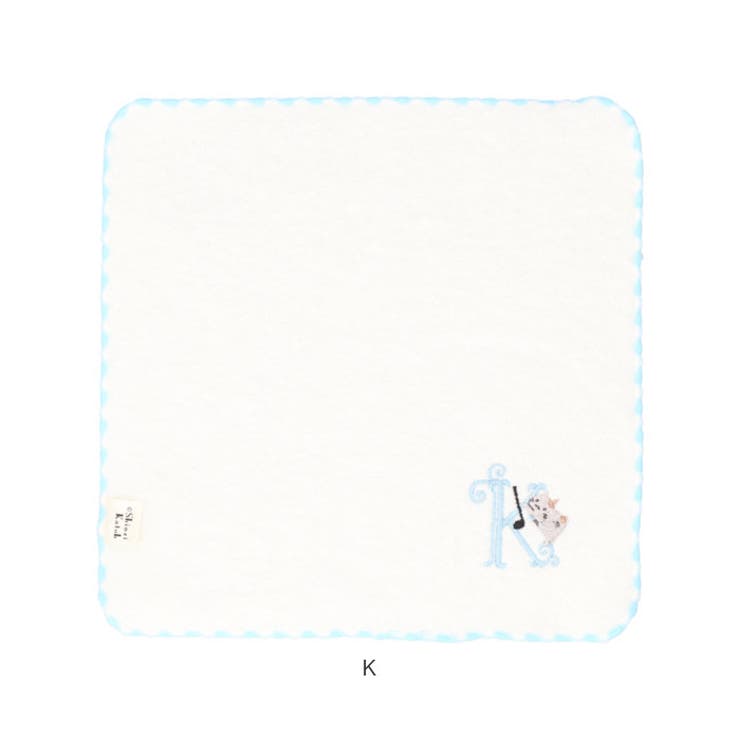 Shinzi Katoh 猫のロンド イニシャル タオルハンカチ | BACKYARD FAMILY | 詳細画像10 