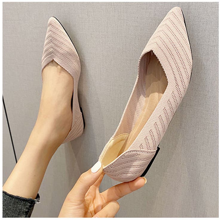 パンプス ニット Ｖカット フラット pmy2036 | BACKYARD FAMILY | 詳細画像4 