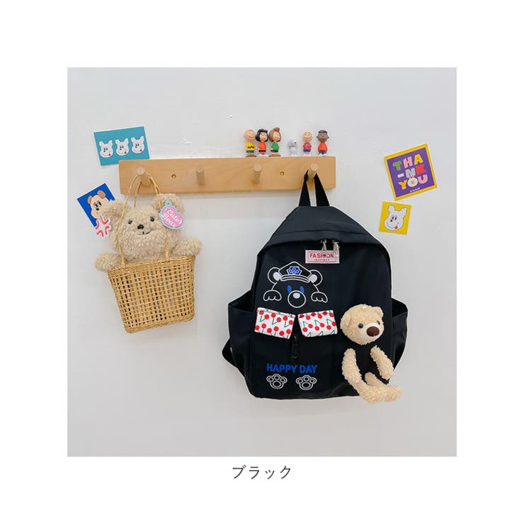 ベビー キッズ リュックサック クマ 通園 yqbd5182[品番