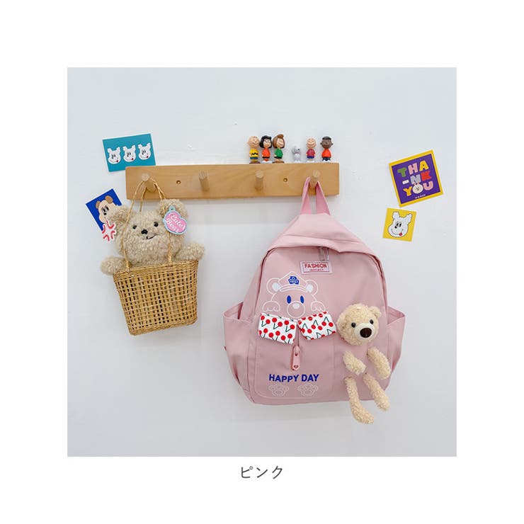 ベビー キッズ リュックサック クマ 通園 yqbd5182[品番：BCYW0020812