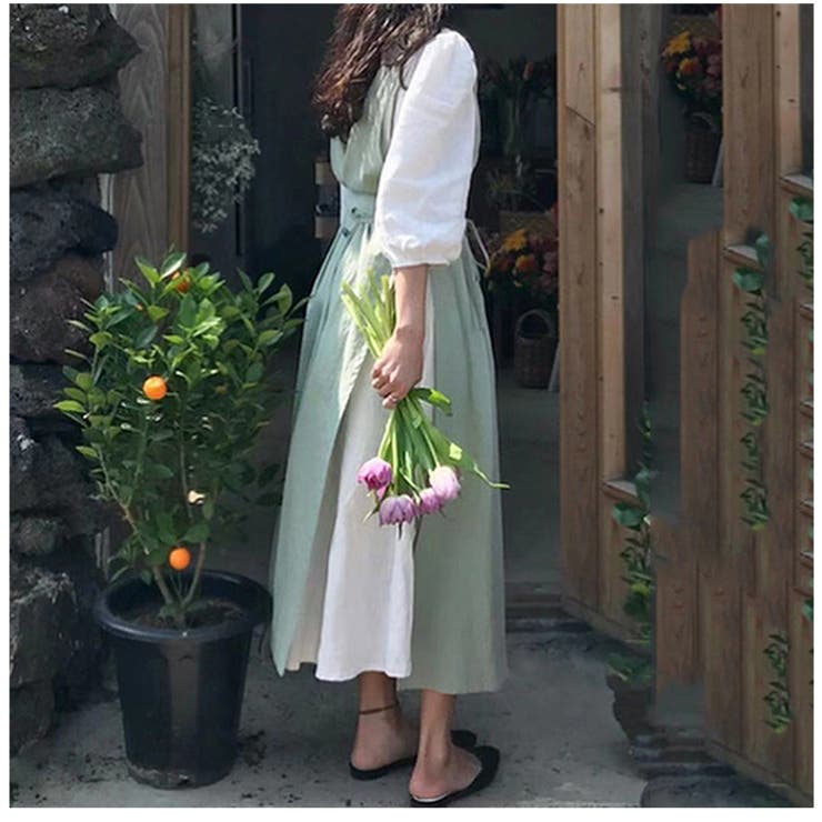 ichi Antiquités｜【30%OFF】Apron Dress エプロンドレス