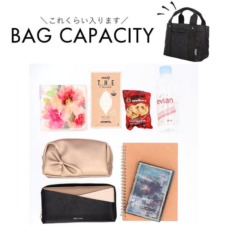 LIZDAYS 3仕切りキルティングデザインミニバッグ | BACKYARD FAMILY | 詳細画像14 