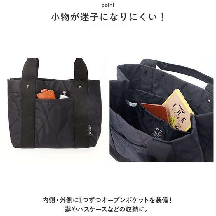 LIZDAYS 3仕切りキルティングデザインミニバッグ | BACKYARD FAMILY | 詳細画像8 