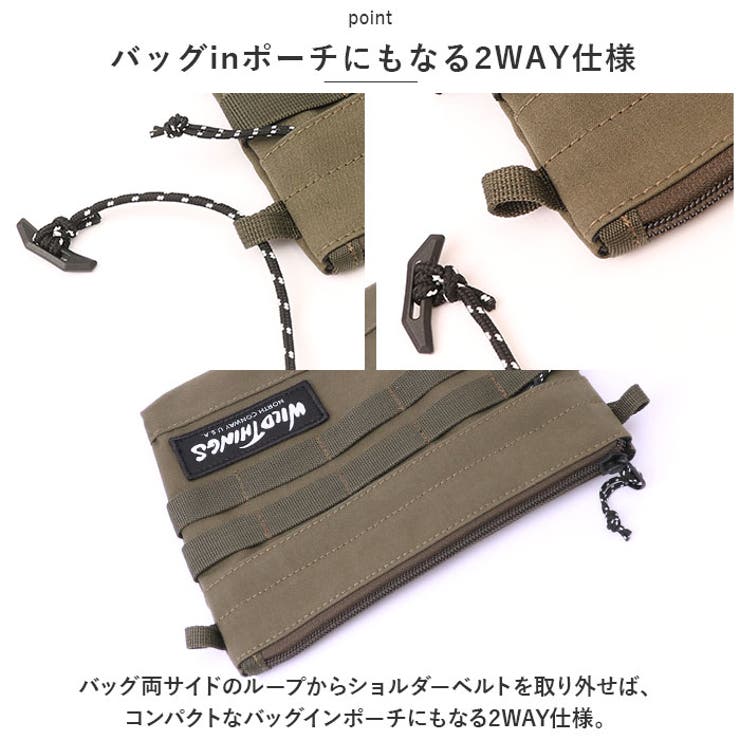 WILD THINGS サコッシュ[品番：BCYW0020535]｜BACKYARD FAMILY
