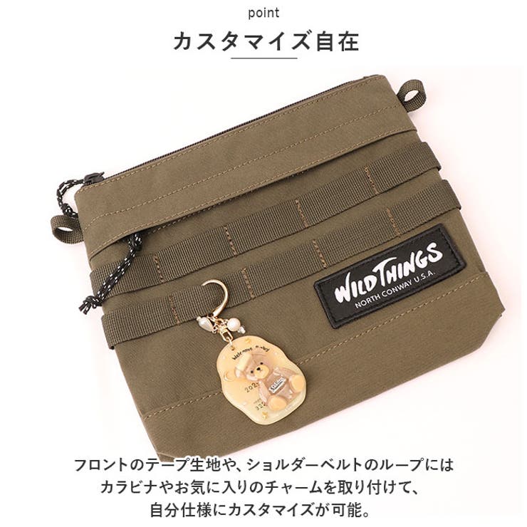 WILD THINGS サコッシュ[品番：BCYW0020535]｜BACKYARD FAMILY