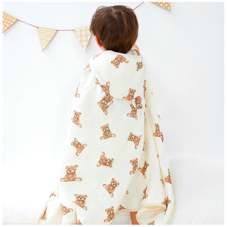 ベビー フード付きバスローブ ガーゼコットン ylbkrobe5187 | BACKYARD FAMILY | 詳細画像3 